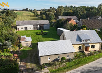 Siedlisko - dom 153 m² i 11,29 ha ziemi rolnej – Laskowice, gm.Prabuty