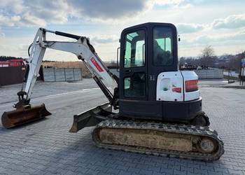minikoparka BOBCAT E50 kabina waga 5000kg gumowe gąsienice 2011'