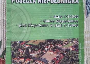 Niepołomice Puszcza Niepołomicka 1: 35 000 mapa turystyczna