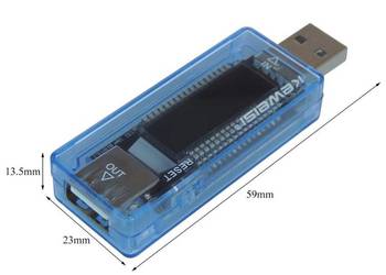 Miernik Cyfrowy Amperomierz Tester Ładowania na USB
