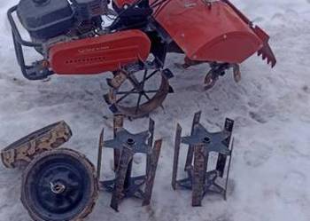 Cedrus GLX680 – Mocna Glebogryzarka 7KM | Zestaw: Koła Metalowe + 3 typy no