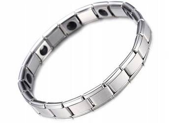 Magnetyczna zdrowotna bransoletka stal szlachetna