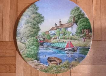 Talerz kolekcjonerski Royal Worcester THE LOCK-KEEPERS COTTAGE
