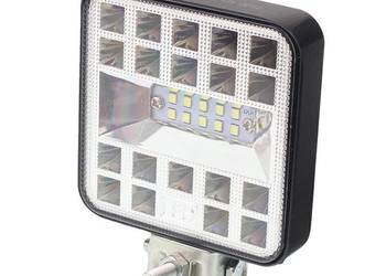 LAMPA ROBOCZA HALOGEN LED, 29 LED MINI, KWADRATOWA, 10-36V, 83X83X20 M