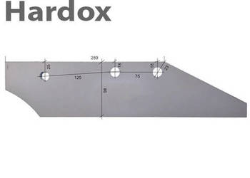 Lemiesz HARDOX 301446P części do grubera agregatu KVERNELAND