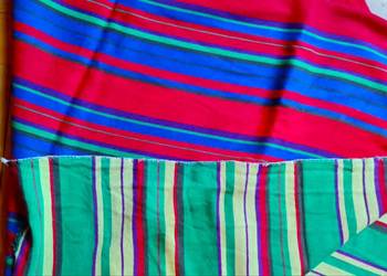 Piękny wełniany koc pled kilim narzuta folk