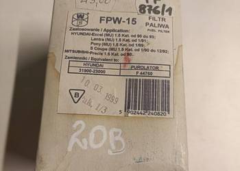 Hyundai Excel Lantra Pony 1.5 i Mitsubishi Precis 1.5 i FILTR PALIWA FPW-15
