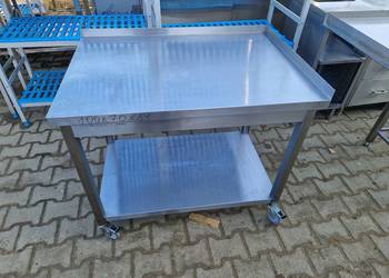 Stół Gastronomiczny Na Kołach Z Półką 100/70/85