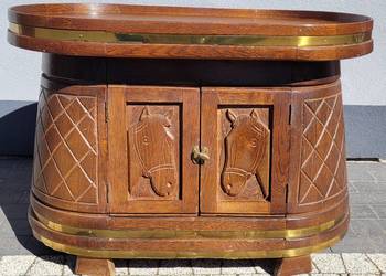 Dębowy barek - podwójna beczka