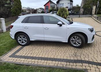 Śliczne, mocne 45TFSI-230KM Audi Q3 Quatro S-Line 2022r. automat,39500km