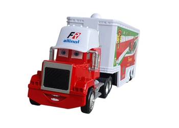 Model transporter ciężarówka Tir Francesco Paltegumi 1:55 Zygzak Mcqueen