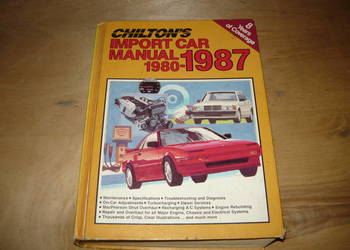 Catalog Chiltons import car manual 1980-1987