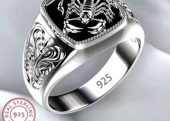 Srebrny pierścionek Pruba srebro 925.