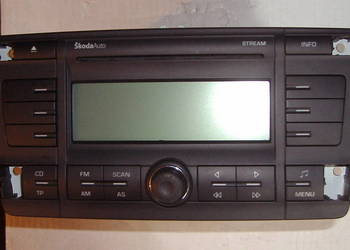 SKODA OCTAVIA 2 RADIO CD STREAM 1Z0035161B + KOD