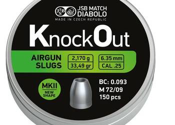 Diabolo JSB KNOCKOUT Slugs MK2 .6,35/150