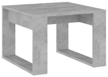 Stolik boczny szarość betonu 50x50x35 cm WM-808625