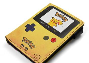 Pikachu | 13 cm | Eko-Skóra | Portfel | Gameboy Pokemon