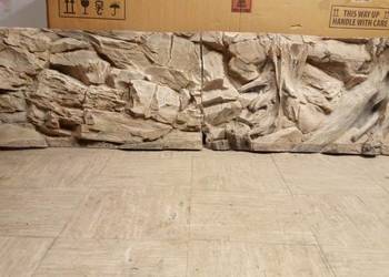 Tło do dużego akwarium 200x46 cm żywica epoksydowa