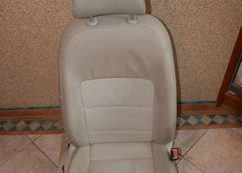 Fotel pasażera Skoda octavia 2 skóra jasna