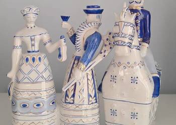 Hollohaza dwie kolekcjonerskie figurki porcelanowe