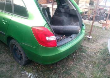 Skoda Fabia 2 części tył zderzak pas tył lampa lewa