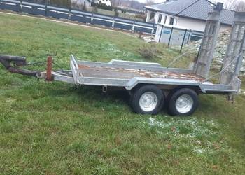 Przyczeoa do przewozu koparek z najazdami laweta pod koparke walec i inne 3