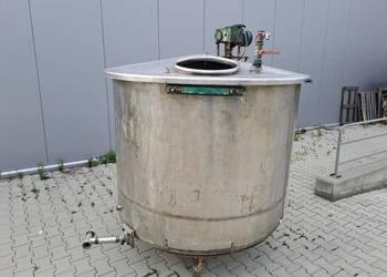 Zbiornik nierdzewny z mieszadłem 2000 L