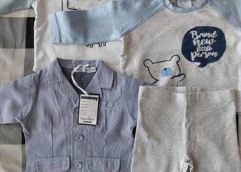 Ubranka dla niemowlęcia roz.62/68 ok.30szt.,+ kombinezon pluszowy Ubranka dla niemowlęcia roz.62/68 ok.30szt.,+ kombinezon pluszowy