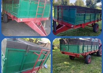 Przyczepa rolnicza jednoosiowa