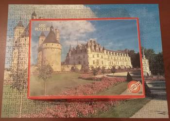Puzzle Favorit "Zamek Chenonceau" 500 elementów