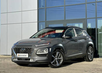 Hyundai Kona HUD Skóra, LED, Asystent, Kamera, Grzane fotele, Navi GWARANC…