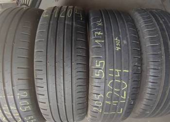 KOMPLET OPON LETNICH 205/55 17 XL CONTINENTAL 6,1-6,7mm   2014r.