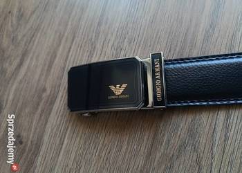 Pasek skórzany męski Giorgio Armani