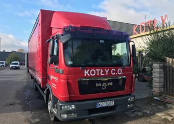 MAN TGL 12.180 długa paka 7 m, winda, tylko 420 tys m, DMC 11900 kg