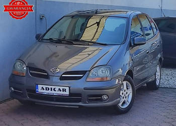 Nissan Almera Tino klima, Kamera, Alu, wielofunkcja, el.szyby x4, Org. CD,…