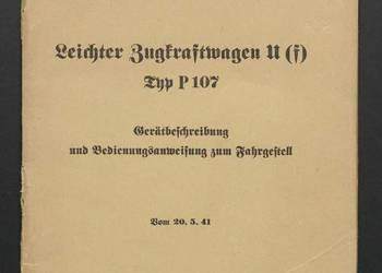 Leichter Zugkraftwagen U (f) Typ P 107.