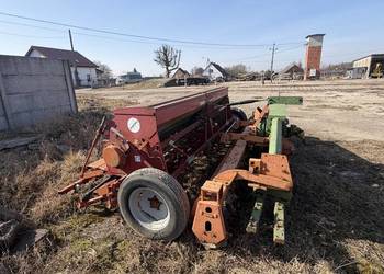 Zestaw uprawowo-siewny – siewnik Famarol + brona aktywna Amazone 4 m