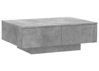 vidaXL Stolik kawowy, szarość betonu, 90x60x31 cm(SKU:804179)