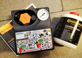 Zestaw naprawczy do koła opony kompresor + uszczelniacz