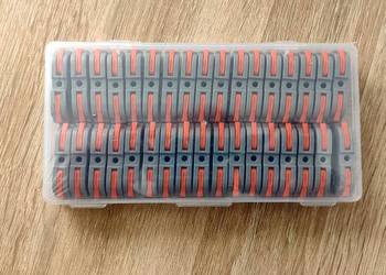 34x Złączka szybkozłączka elektryczna 221-2411 przelotowa liniowa 0,2-4mm2