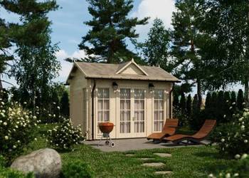 Domek ogrodowy drewniany Clockhouse 4×3 m