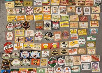 Etykiety piwne zestaw 313 etykiet piwnych głównych z polskich i zagraniczny