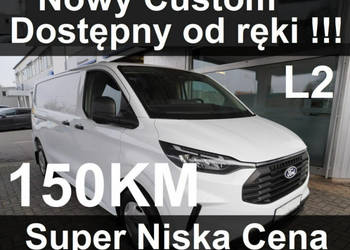 Ford Transit Custom L2 150KM Full Led Kamera Czujniki Niska Cena !! 1587 z…