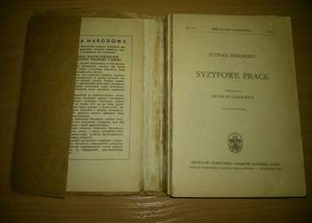 Książka "Syzyfowe prace" Stefan Żeromski 1984