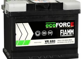 Akumulator 60AH Fiamm ECOFORCE AGM