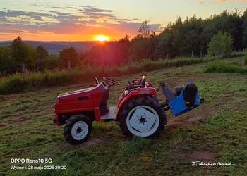 Wynajmę traktorek z kosiarka bijakowa  Iseki Kubota Yanmar Mitsubishi