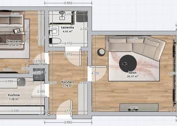 Sprzedam 2-pokojwe mieszkanie Bielany 48m2