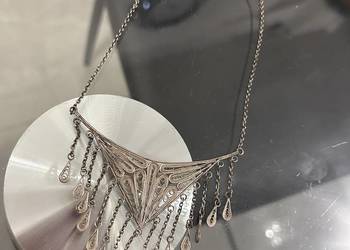 Stara  Srebrna kolia z PRL