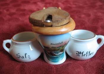 Sól i pieprz - Sedes i nocniki -6 x 13 x 7 cm Solniczka i pieprzniczka