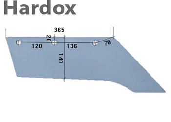 Lemiesz na 300hektarów HARDOX 969005/P KG 181 do pługa KRONE
